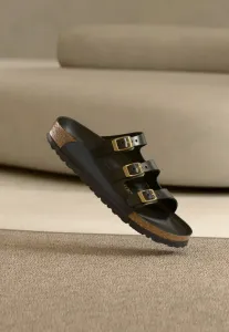 Флорида fr lena hexs узкие сандалии Birkenstock, Amalfi Black