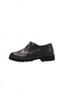 Semler Удобные кроссовки на шнуровке черного цвета