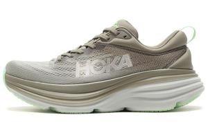 Кроссовки HOKA ONE ONE Bondi 8 "Olive Haze Mercury", оливковый