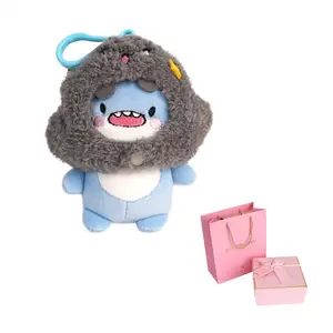 Плюшевый кулон Chubby Shark Dolls высотой 10 см WOWOCHENG