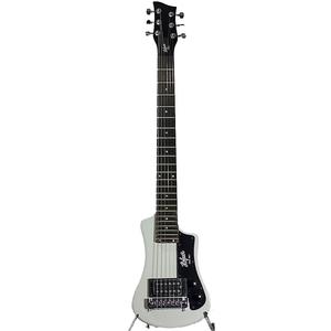 Электрогитара Hofner Shorty Guitar White Limited Travel Electric Guitar w/ Gigbag