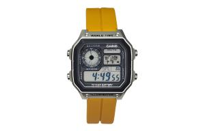 CASIO Часы Unisex YOUTH Black Watch, Steel Block Rock Soil