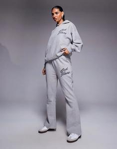 Расклешенные брюки-джоггеры Good For Nothing серого цвета