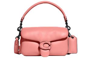 Сумка через плечо из овчины Tabby малого размера женская COACH макарун розовая