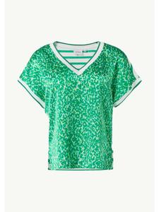 Футболка в цвете 73S6_зеленый comma