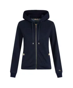 Джинсовая толстовка синего цвета с вышитой нашивкой. Liu Jo, синий