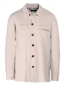 Вельветовая рубашка Nowel-U08 с накладным карманом Moorer, нейтральный