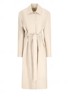Пальто с поясом Magda Butrym, нейтральный