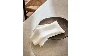 Базовая льняная салфетка (2 шт.) Zara Home, белый