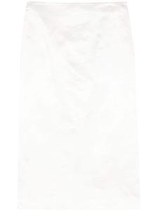 Sportmax юбка с вытачками, белый