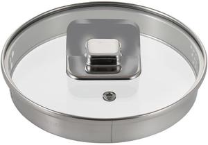 Крышка NutriChef из закаленного стекла 17 см, серый