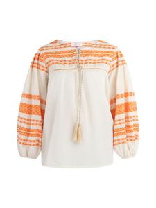 Женская блузка оранжевого цвета IZIA