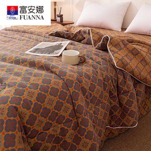 Fuanna Одеяло зимнее 150х200 см, хлопковый двойной слой марли, вес 3 кг, цвет Light Luxury Era