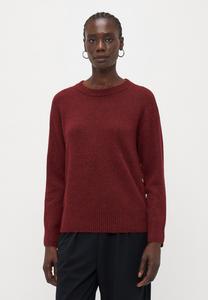 Джемпер ONLY Tall ONLRENE LIFE BUTTON O NECK , Cabernet Melange/Gold-Coloured/Dark Red