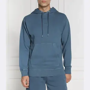 Толстовка с капюшоном Wefade стандартного кроя Boss, синий