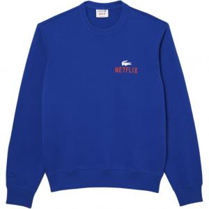 LACOSTE Унисекс-худи синего цвета