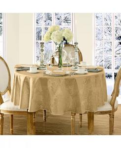 Овальная скатерть Barcelona Damask, 60 x 84 дюйма Elrene, золото