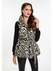 Faina Жилет песочного/черного цвета