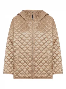 Стеганая куртка с капюшоном MAX MARA, нейтральный