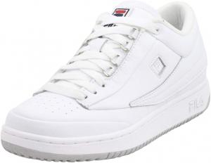 Кроссовки Fila мужские T-1-Mid-Premio белые с синим, высокие, белый/синий