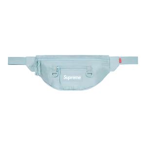 SS19 Нейлоновая поясная сумка, Фанни пак Унисекс Ледяной синий Supreme