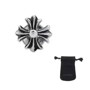 Chrome Hearts Серьги-гвоздики из стерлингового серебра 925 пробы мужские Silver