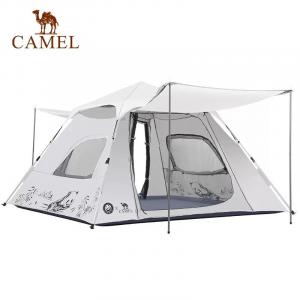 Палатка Camel Ink Panda, непромокаемая и солнцезащитная, с двойной дверью, 172BC02070, бежевый, белый, один размер