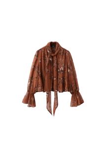 MANGO Блузка 'Lala-W' в оранжевом цвете