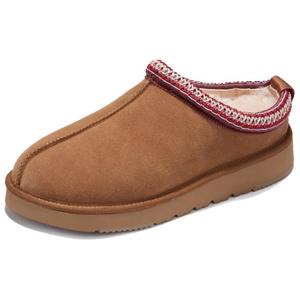 Eva нескользящие тапочки с закрытым носком для женщин OZZEG, Chestnut