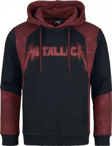 Толстовка с капюшоном Metallica EMP Signature Collection, черный/красный