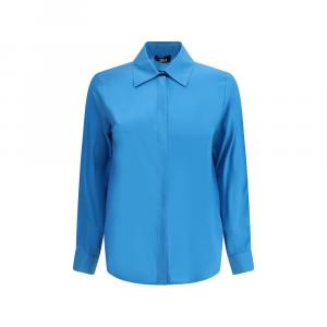 Шелковая рубашка Ella.Shoes, светло-голубой