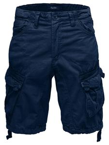 Тканевые шорты Amaci&Sons, темно-синий