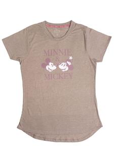 Футболка United Labels Disney Minnie Mouse T-Shirt Minnie & Mickey Oberteil Shirt Top, коричневый