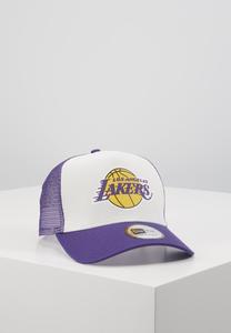 Бейсболка New Era TEAM COLOUR BLOCK TRUCKER, Purple/White/Purple