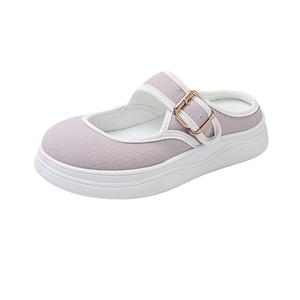 Шлепанцы для детей и подростков, увеличивающие рост, противоскользящие, устойчивые к истиранию, дышащие ADOONGA, фиолетовый