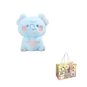 Плюшевая игрушка слон кролик щенок медведь капибара лиса 30 см высота KUMAOYA