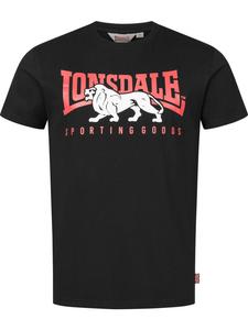 Футболка "Ervan T-Shirt Regular Fit" черного цвета Lonsdale