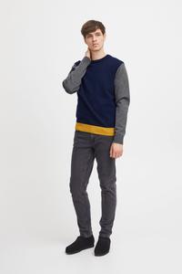 Пуловер CASUAL FRIDAY Strick CFKarl crew lambswool knit 20504789, синий