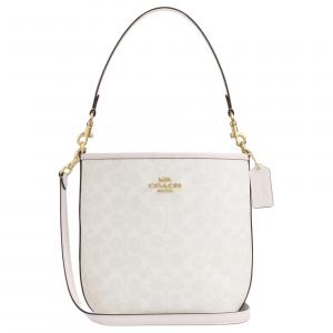 COACH Городская ведерко сумка через плечо из кожи с покрытием