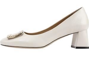 Женские туфли на платформе с массивным каблуком 5,5 см Rosa Bianca, Ecru