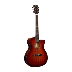 Акустико-электрогитара Cort Core Series из цельного черного дерева