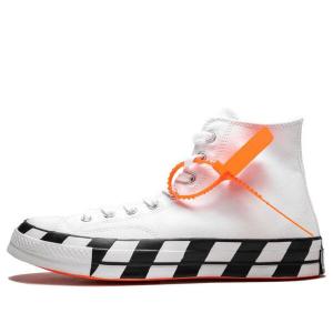 Кроссовки off-white x chuck 70 'white' Converse, черный