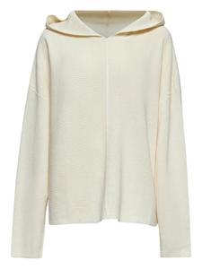 Свитер с капюшоном в рубчик от Studio Nicholson, нейтральный