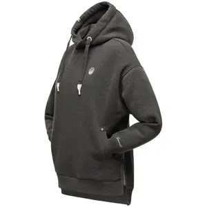 Толстовка с капюшоном Navahoo "Серебряный ангел", уютная женская толстовка в стиле oversize, серый