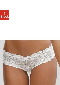 Трусики Vivance (2 шт.), из эластичного кружева, сексуальное нижнее белье, кремовый