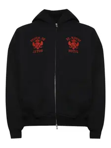 Худи St. Rhude на молнии, черный