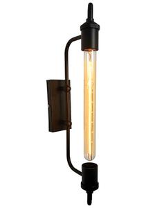 Настенный светильник ohno Eros, черный - металл - 22 x 55 x 9 см