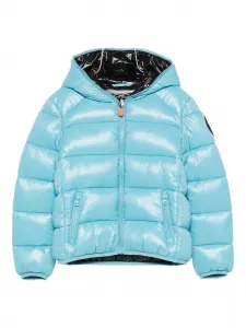 Стеганая куртка с капюшоном Save The Duck Kids, синий