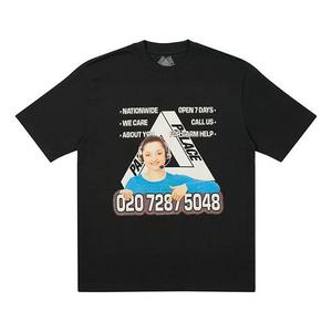 Футболка PALACE Bell Man Round Neck Short Sleeve Unisex Black, черный