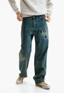 Длинные джинсы свободного кроя Desigual, Blue